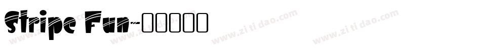 Stripe Fun字体转换